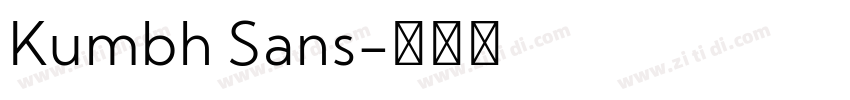 Kumbh Sans字体转换